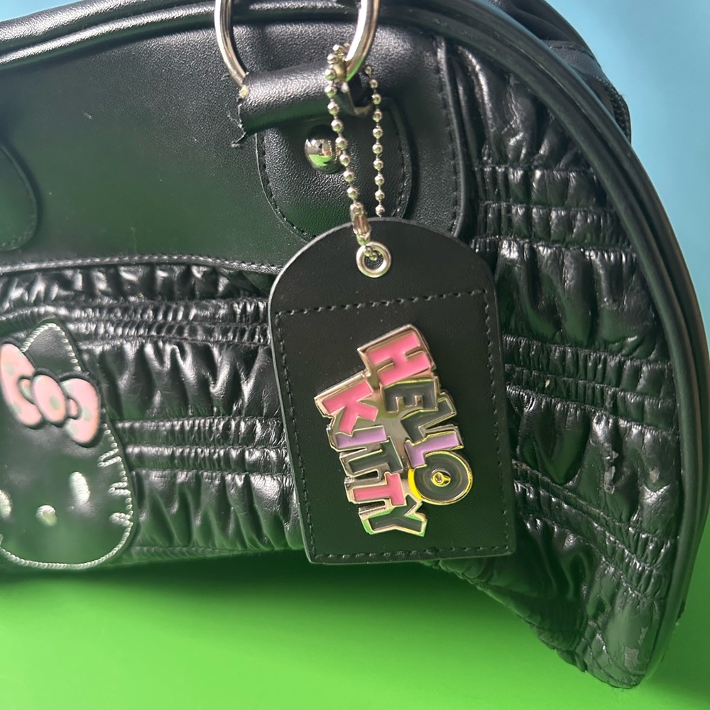 Hello Kitty Black Handbag Y2K - Picture 4 of 7